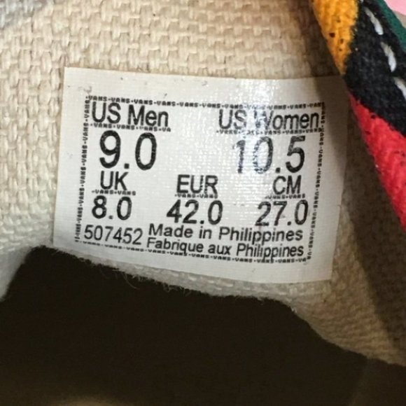 NEW Vans Authentic Washed Sneaker - Picture 6 of 9